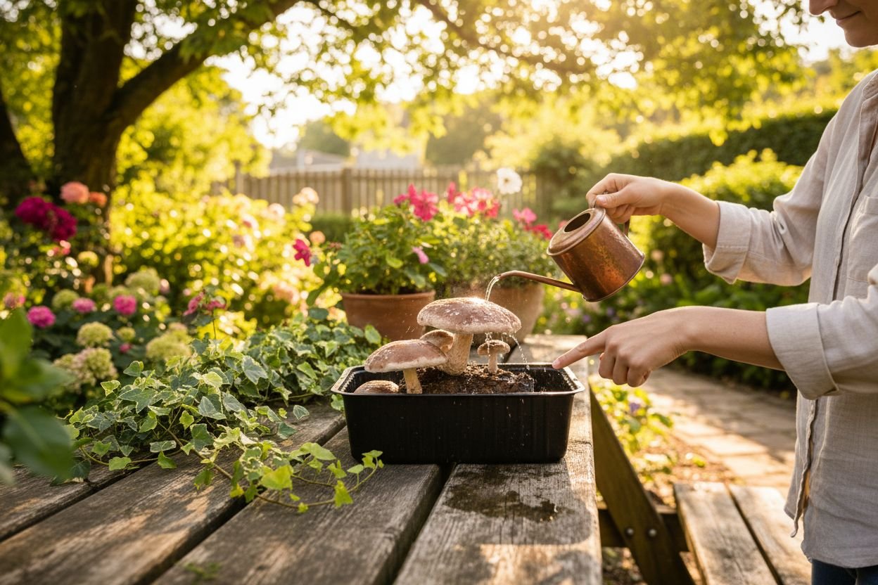 Shiitake auginimo pakuotė